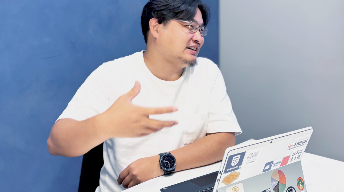 SHINAGAWA HIVEの構想を語る金谷さん